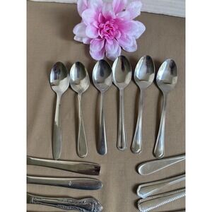 23 Pieces BOHO HIPSTER WEDDING Mismatched Stainless Silverware Lot